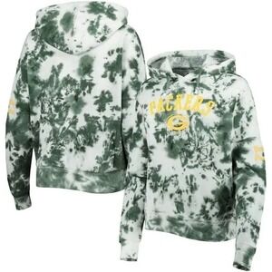 New Era Women's NFL Green Bay Packers Tie Dye Fleece Hoodie Size XS